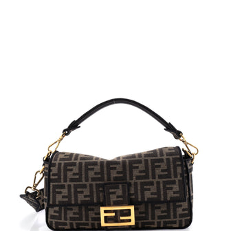 Fendi Baguette NM Bag Zucca Canvas Medium