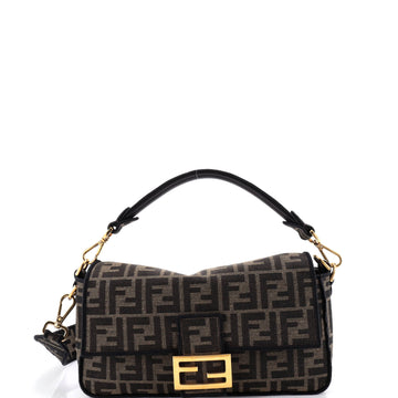 Fendi Baguette NM Bag Zucca Canvas Medium