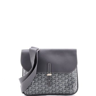 Goyard Coursier Messenger Bag Coated Canvas and Leather