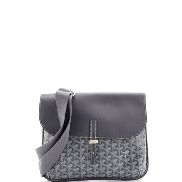 Goyard Coursier Messenger Bag Coated Canvas and Leather
