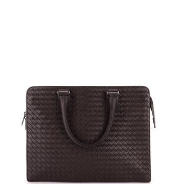 Bottega Veneta Top Zip Briefcase Intrecciato Nappa Large