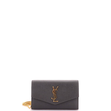 Saint Laurent Uptown Chain Wallet Leather