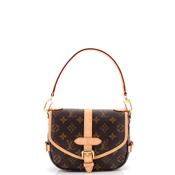 Louis Vuitton Saumur Handbag Monogram Canvas BB