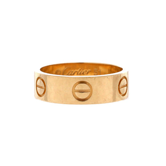 Cartier Love Band Ring 18K Yellow Gold