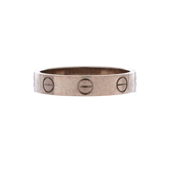 Cartier Love Wedding Band Ring 18K White Gold
