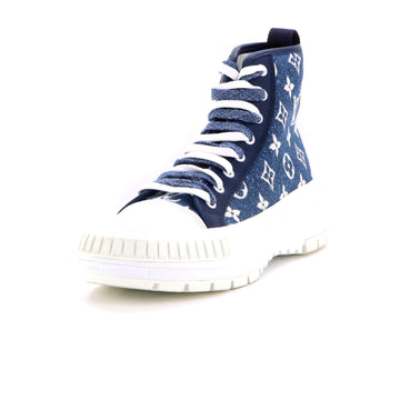 Louis Vuitton Women's LV Squad Sneaker Boots Monogram Jacquard
