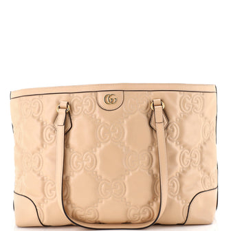 Gucci Ophidia Open Tote GG Matelasse Leather Medium