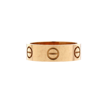 Cartier Love Band Ring 18K Yellow Gold