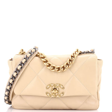 Chanel 19 Flap Bag Quilted Leather Medium