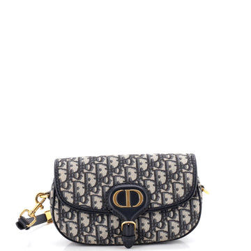 Christian Dior Bobby Flap Bag Oblique Canvas East West