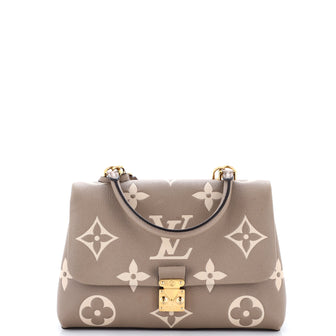 Louis Vuitton Madeleine Handbag Bicolor Monogram Empreinte Giant Nano