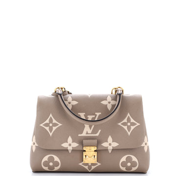 Louis Vuitton Madeleine Handbag Bicolor Monogram Empreinte Giant Nano