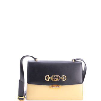 Gucci Zumi Flap Shoulder Bag Leather Small