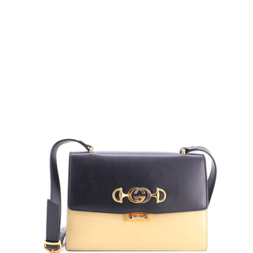 Gucci Zumi Flap Shoulder Bag Leather Small