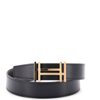 Hermes H Au Carre Reversible Belt Leather Medium