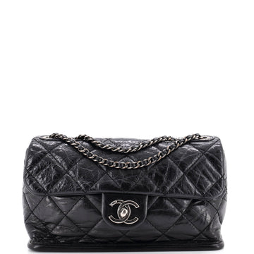 Chanel Portobello Flap Bag Quilted Aged Calfskin Medium