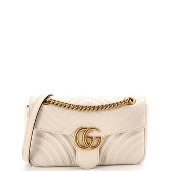Gucci GG Marmont Flap Bag Matelasse Leather Small