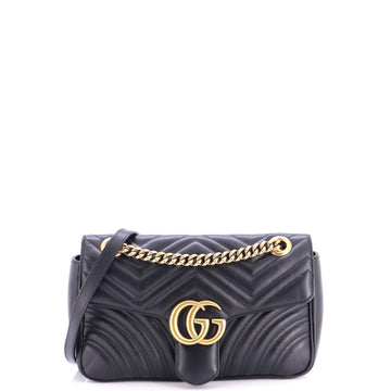 Gucci GG Marmont Flap Bag Matelasse Leather Small