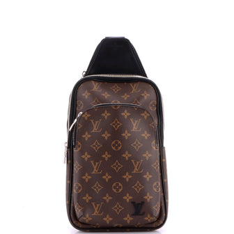 Louis Vuitton Avenue Sling Bag NM Macassar Monogram Canvas