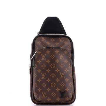 Louis Vuitton Avenue Sling Bag NM Macassar Monogram Canvas