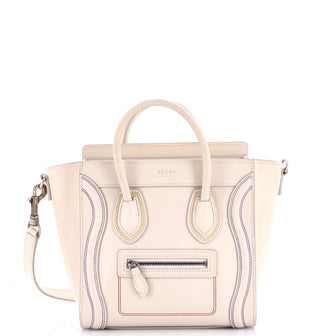 Celine Luggage Bag Smooth Leather Nano