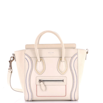 Celine Luggage Bag Smooth Leather Nano
