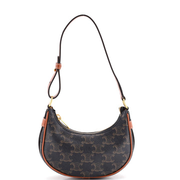 Celine Ava Bag Triomphe Coated Canvas Mini