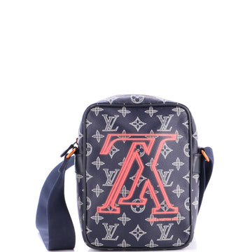 Louis Vuitton Danube Handbag Limited Edition Upside Down Monogram Ink PM