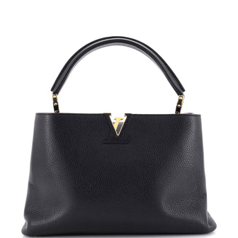 Louis Vuitton Capucines Bag Leather MM