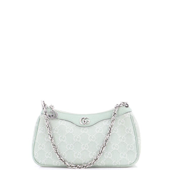 Gucci Ophidia Zip Pochette Shoulder Bag GG Denim Small