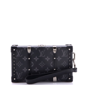 Louis Vuitton Wallet Trunk Clutch Monogram Eclipse Canvas