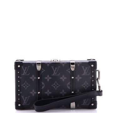 Louis Vuitton Wallet Trunk Clutch Monogram Eclipse Canvas