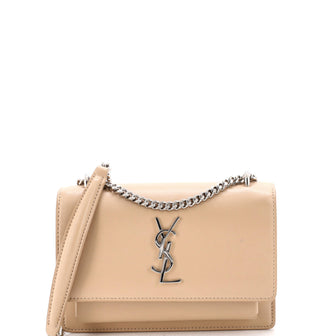 Saint Laurent Sunset Chain Wallet Leather