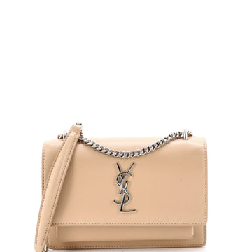 Saint Laurent Sunset Chain Wallet Leather