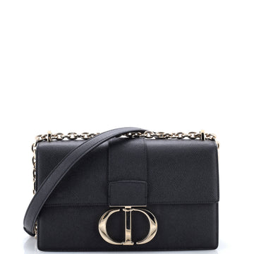 Christian Dior 30 Montaigne Chain Flap Bag Leather East West