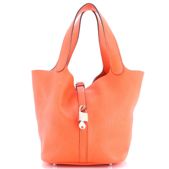 Hermes Picotin Lock Bag Clemence MM