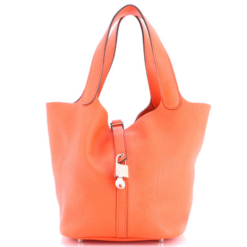 Hermes Picotin Lock Bag Clemence MM