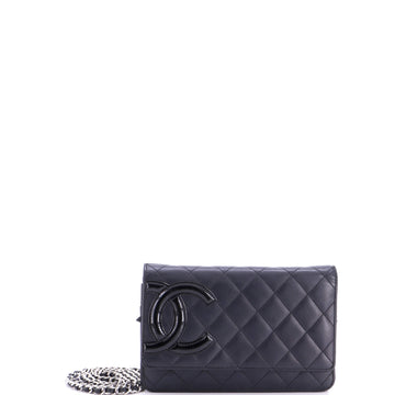 Chanel Cambon Wallet on Chain Quilted Leather