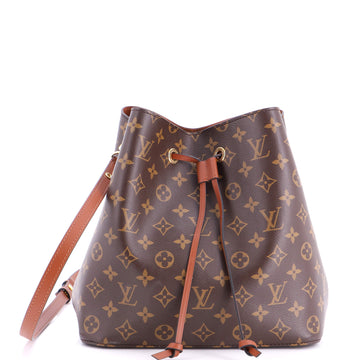 Louis Vuitton NeoNoe Handbag Monogram Canvas with Leather MM
