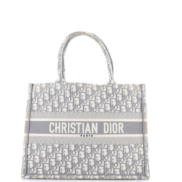 Christian Dior Book Tote Oblique Canvas Medium