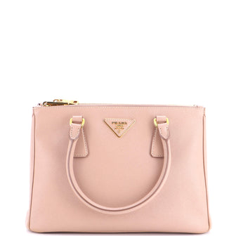 Prada Galleria Double Zip Tote Saffiano Leather Medium