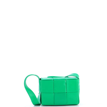 Bottega Veneta Cassette Crossbody Bag Maxi Intrecciato Leather Candy