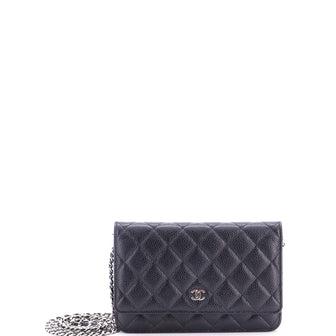 Chanel Wallet on Chain Quilted Caviar