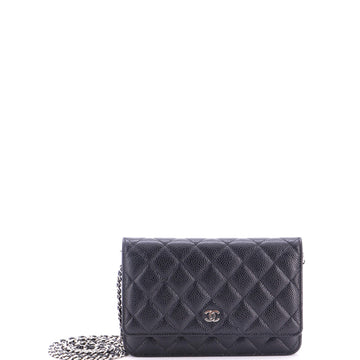 Chanel Wallet on Chain Quilted Caviar