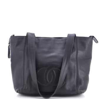 Chanel Vintage CC Zip Tote Caviar Medium