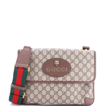 Gucci Neo Vintage Flap Messenger GG Coated Canvas Medium