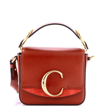 Chloe C Flap Bag Leather Mini