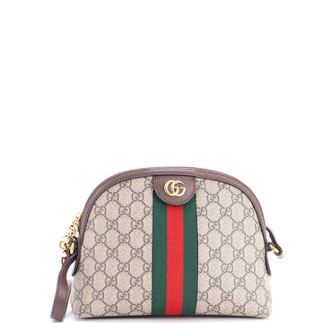 Gucci Ophidia Dome Shoulder Bag GG Coated Canvas Small
