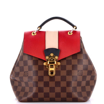 Louis Vuitton Clapton Backpack Damier and Leather