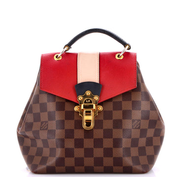 Louis Vuitton Clapton Backpack Damier and Leather